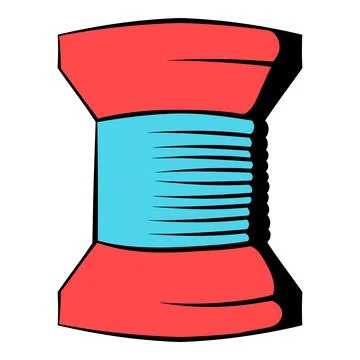 Spool of thread icon, icon cartoon Stock Illustration