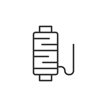 Spool of Thread Icon Illustrazione stock