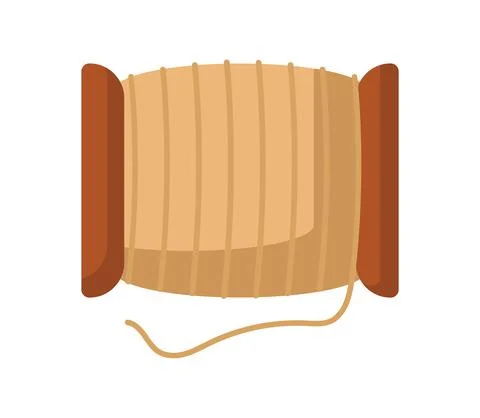 Spool of thread Stock Illustration