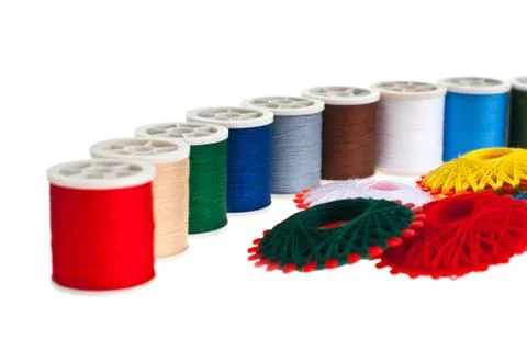 Spool of thread Stock Photos