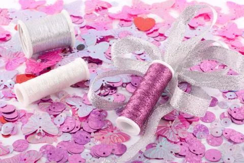 Spool of thread Stock Photos