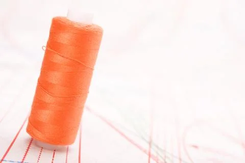 Spool of thread. sew accessories. Stock Photos