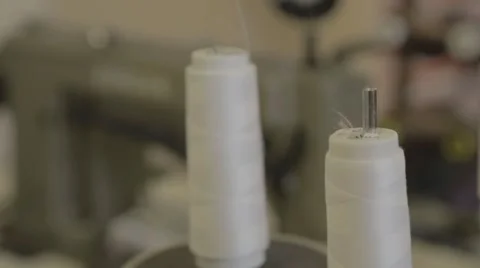 Spool of thread for sewing Video stock 43080662