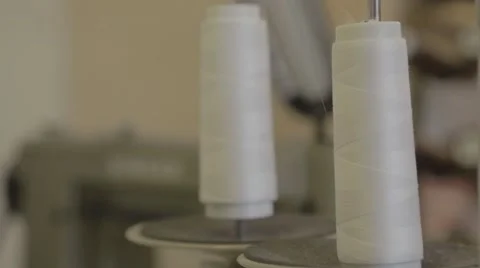 Spool of thread for sewing Video stock 43080744