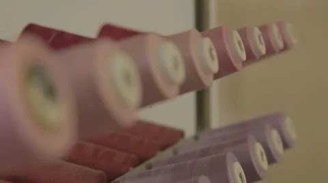 Spool of thread for sewing Video stock 43080866