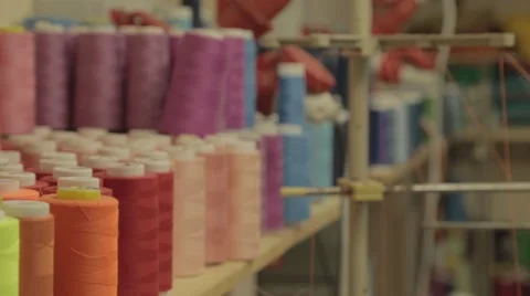 Spool of thread for sewing Video stock 43080915