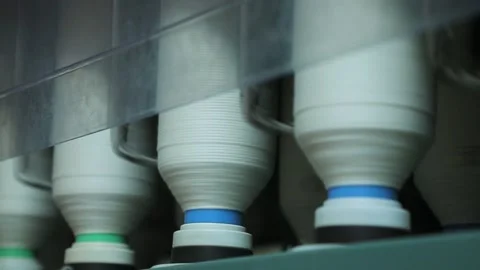 The spool of thread is spinning Stock Footage 229946791