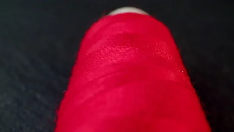 Spools of colored thread close-up. Textile industry. Sew with a needle and Stock Footage 170378007