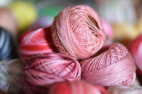 Spools of Cotton Thread 11 Stock Photos