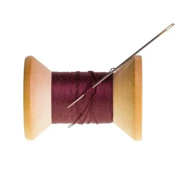 Spools of thread isolated on white Stock-Fotos