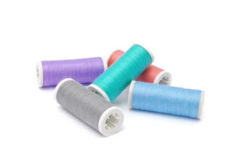 Spools of thread Stock Photos