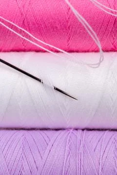 Spools of thread. Stock Photos