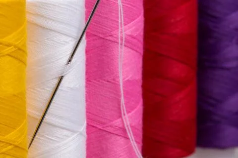 Spools of thread. Stock Photos