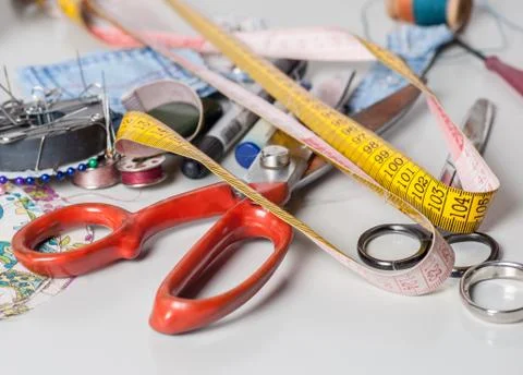 Spools of thread 스톡 사진