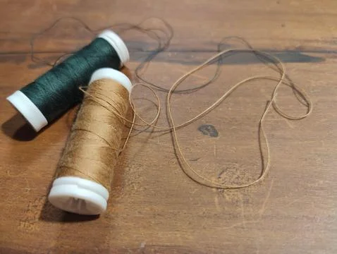 Spools of thread Stock Photos