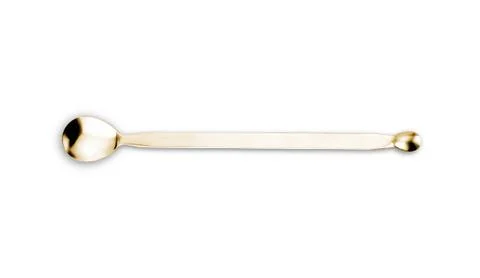 A spoon against a white background Stock Photos