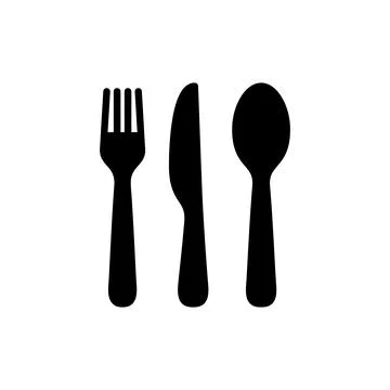 Spoon and fork icon vector. spoon, fork and knife icon vector. restaurant s.. Stock Illustration