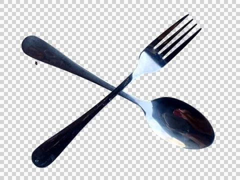 Spoon and fork Stock Photos