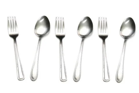 Spoon background Stock Photos