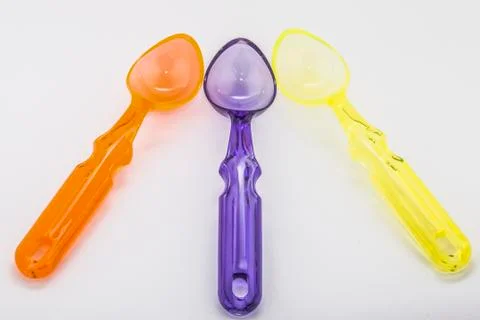 Spoon colored Stock-Fotos