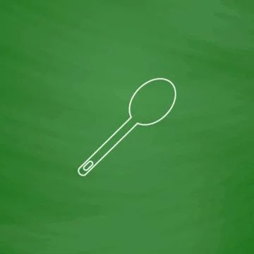 Spoon computer symbol Stock Illustration