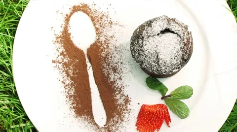 Spoon Crumbs From Video stock 52717834