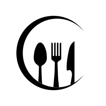Spoon, fork and knife icon Stock Illustration