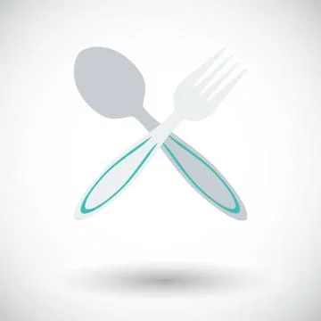 Spoon, fork Stock Illustration