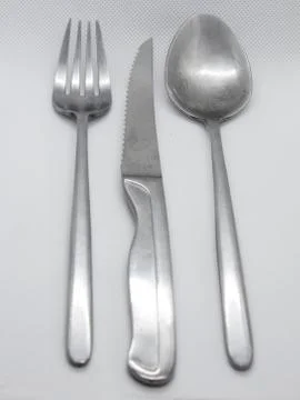Spoon Fork Knife - Set Stock Photos