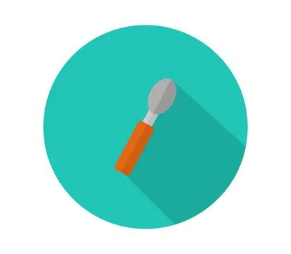 Spoon icon illustrated in vector on white background spoon icon illustrate... Stock Photos