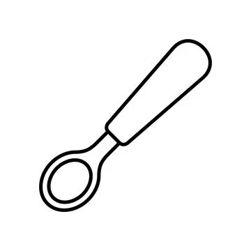 Spoon icon Stock Illustration