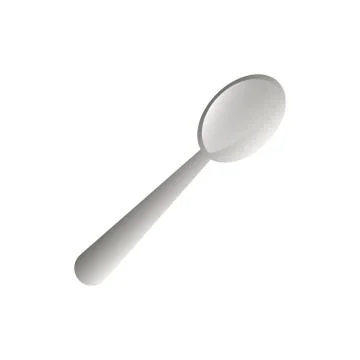 Spoon kitchen utensil Stock Illustration