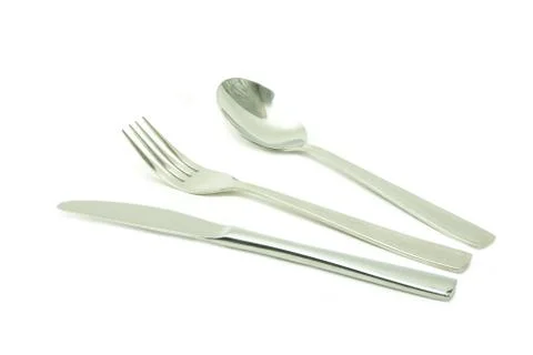 Spoon knife and fork Foto stock