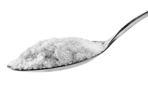 Spoon salt Stock Photos