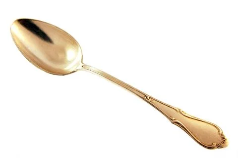 Spoon silver Stock Photos