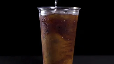 Spoon Stirred Coffee Stock Footage 85678061