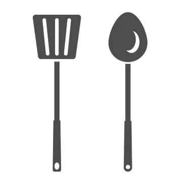 Spoon vector icon Stock Illustration