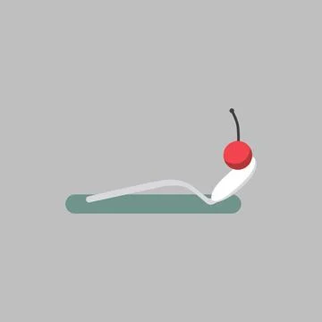 Spoonbridge and Cherry. Stock Illustration
