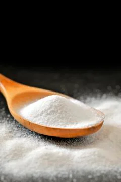 Spoonful of bicarbonate Stock Photos