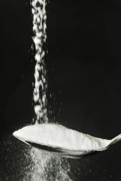 Spoonful of bicarbonate Stock Photos