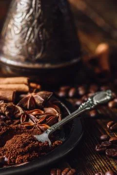 Spoonful of Coffee Stock Photos