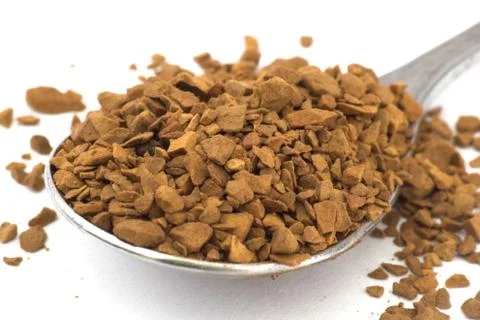 Spoonfull of coffee Stock Photos