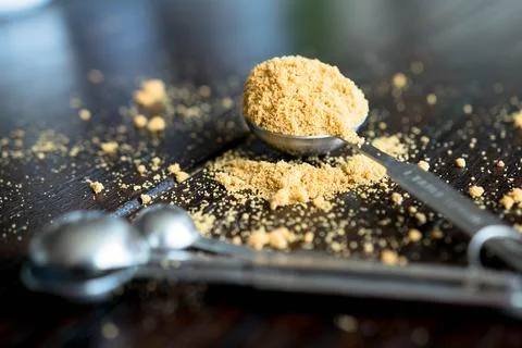 Spoonfull of panela Foto stock