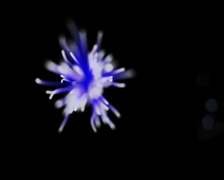 Spore blue Stock Footage 5088816