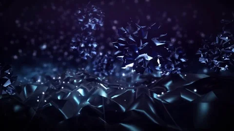 Spore Corruption Looping Animation Stock Footage 73610913