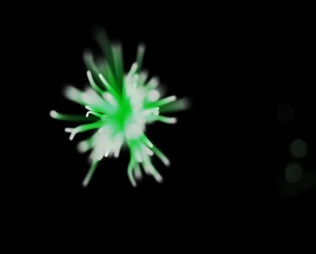 Spore green Stock Footage 4280311