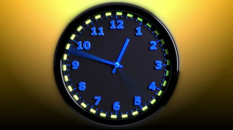 Sport 3D Clock Stock Footage 29486744