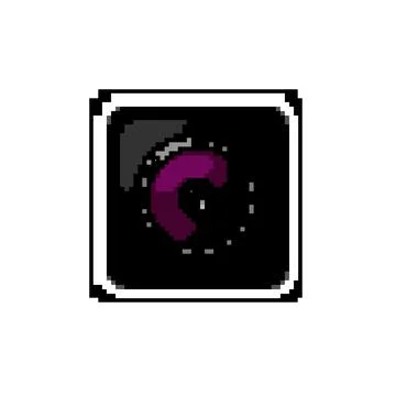 Sport action camera game pixel art vector illustration Stock Illustration