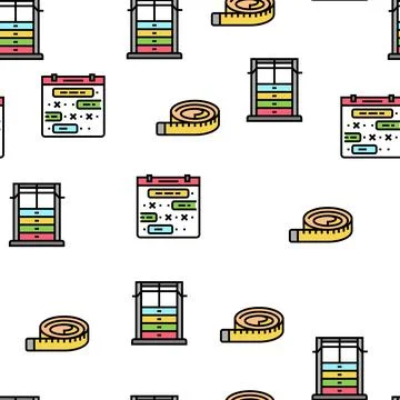 Sport Active Competitive Game Vector Seamless Pattern Stock Illustration