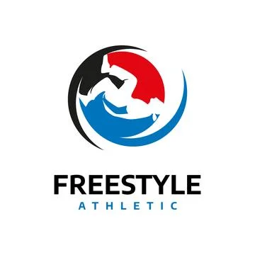 Sport athletic icon logo vector design Stock Illustration